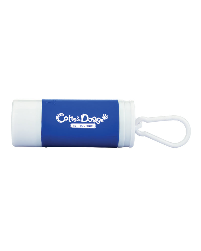 Prime Line Pet Waste Disposal Bag Dispenser With Flashlight
