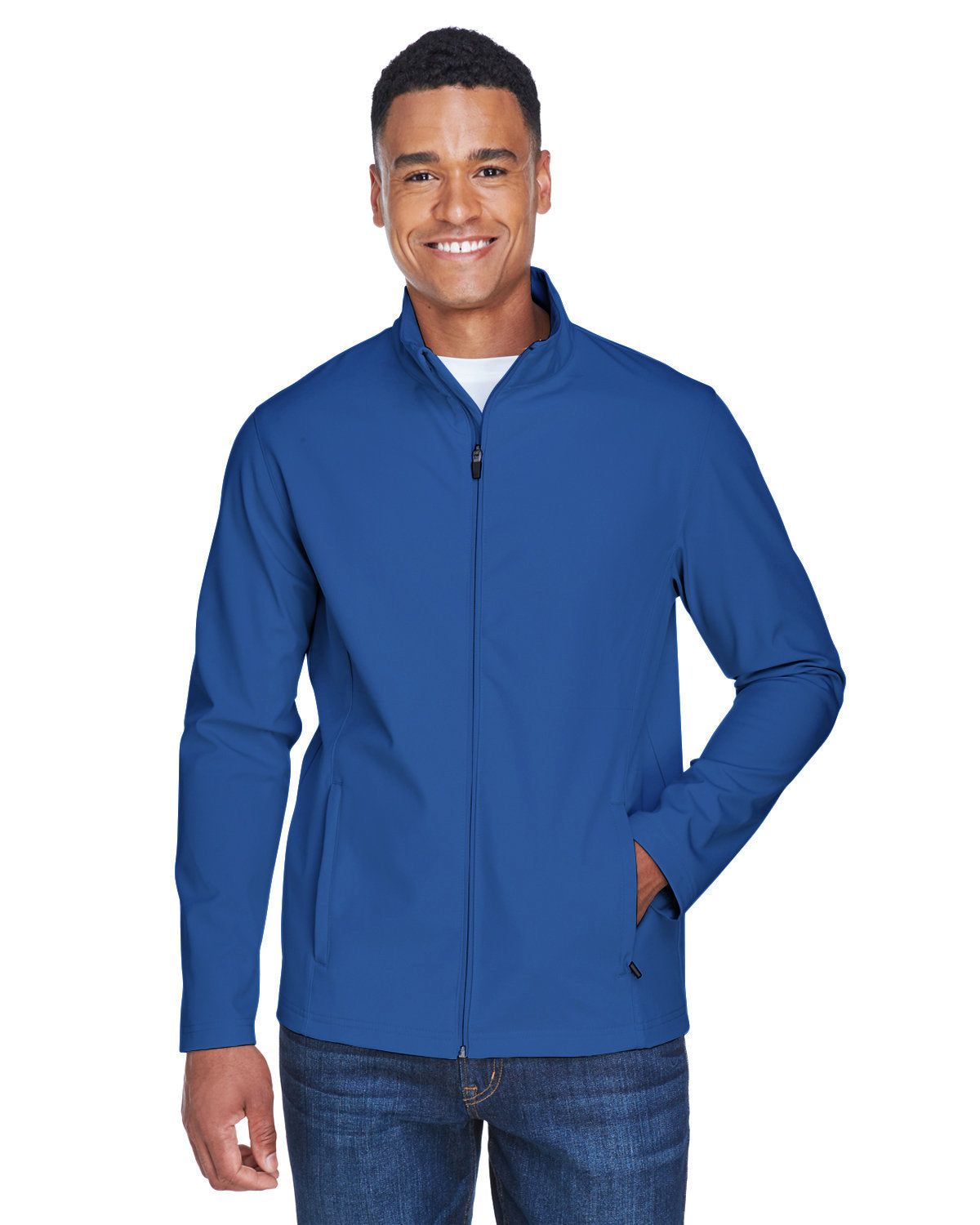 Team 365 Men's Leader Soft Shell Jacket Mens Apparel Jackets & Vests