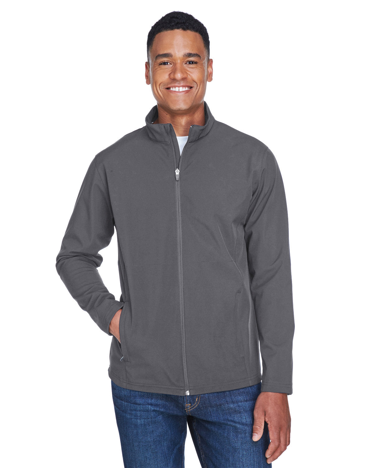 Team 365 Men's Leader Soft Shell Jacket Mens Apparel Jackets & Vests