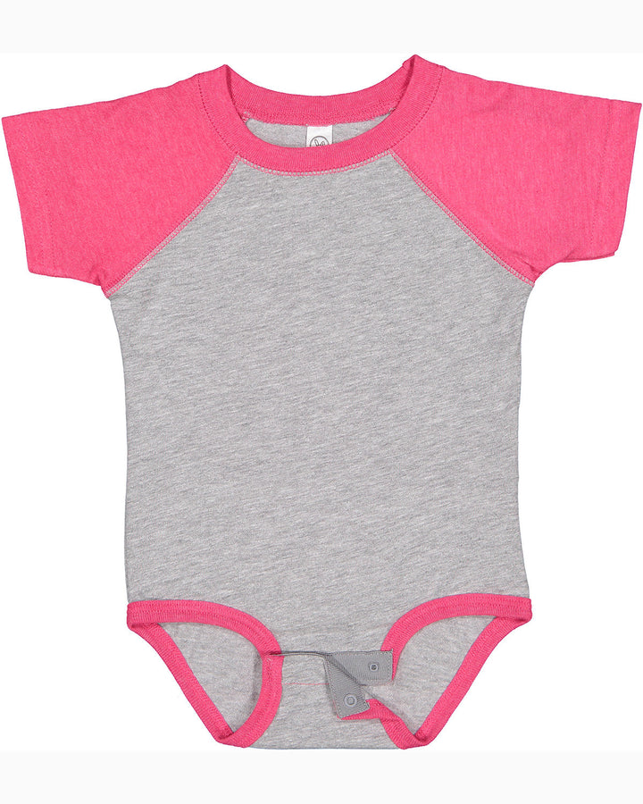 Rabbit Skins Infant Baseball Fine Jersey Bodysuit