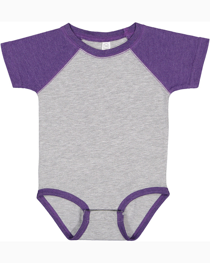Rabbit Skins Infant Baseball Fine Jersey Bodysuit