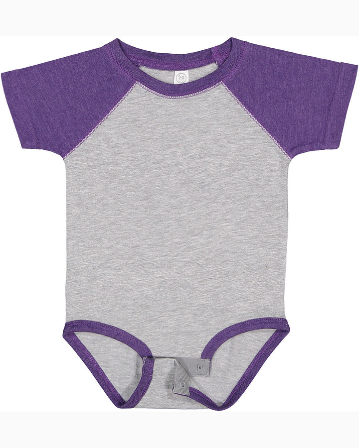 Rabbit Skins Infant Baseball Fine Jersey Bodysuit
