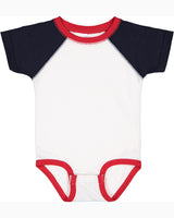 Rabbit Skins Infant Baseball Fine Jersey Bodysuit
