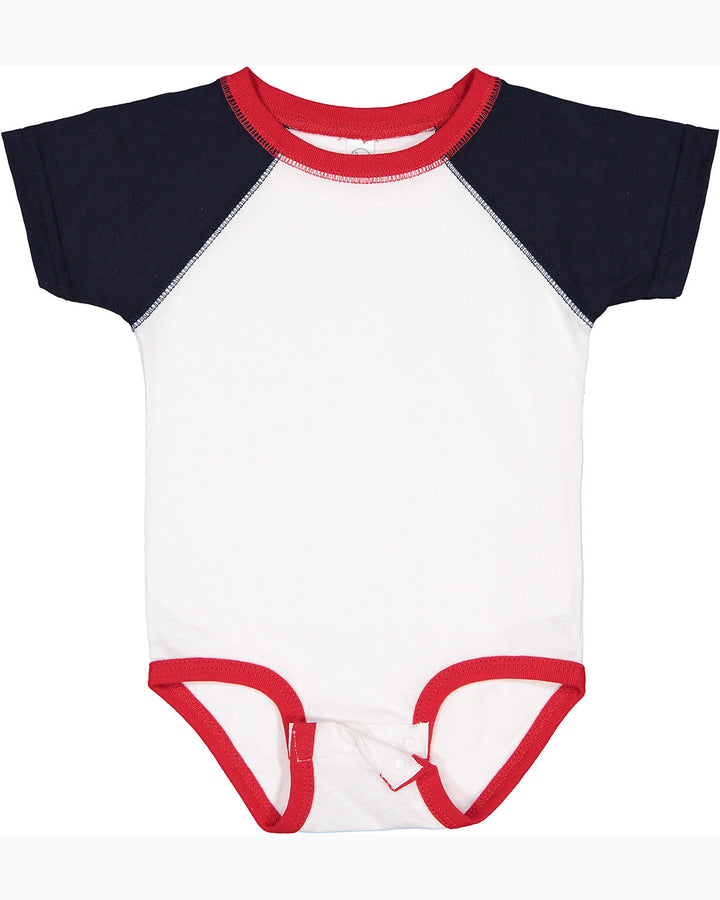 Rabbit Skins Infant Baseball Fine Jersey Bodysuit