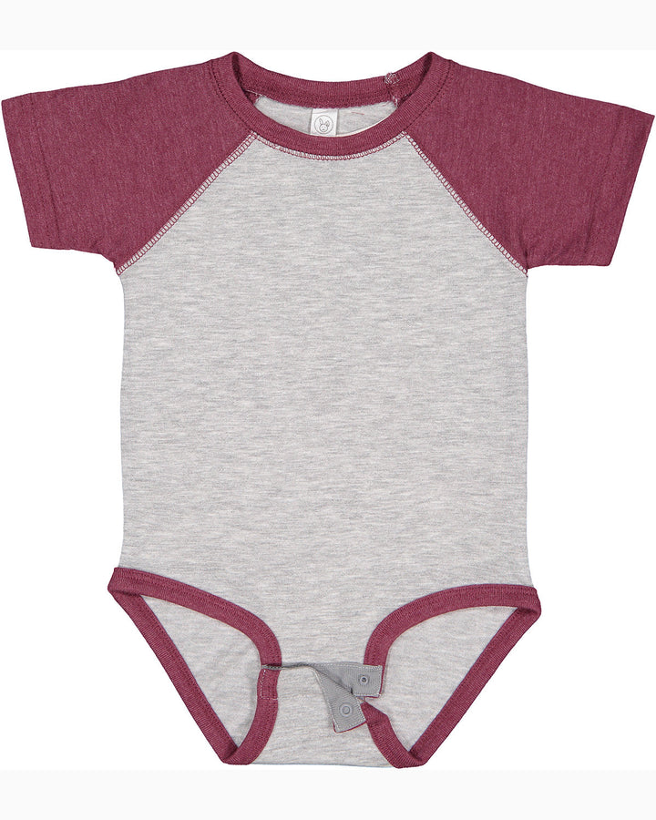 Rabbit Skins Infant Baseball Fine Jersey Bodysuit