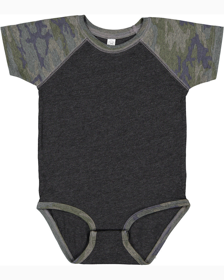 Rabbit Skins Infant Baseball Fine Jersey Bodysuit