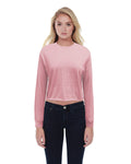 StarTee Ladies' Boyfriend Long Sleeve Crop T-Shirt StarTee