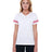 StarTee Ladies' 4.3 oz., CVC Striped Varsity T-Shirt StarTee