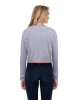 StarTee Ladies' Boyfriend Long Sleeve Crop T-Shirt StarTee