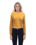 StarTee Ladies' Boyfriend Long Sleeve Crop T-Shirt StarTee