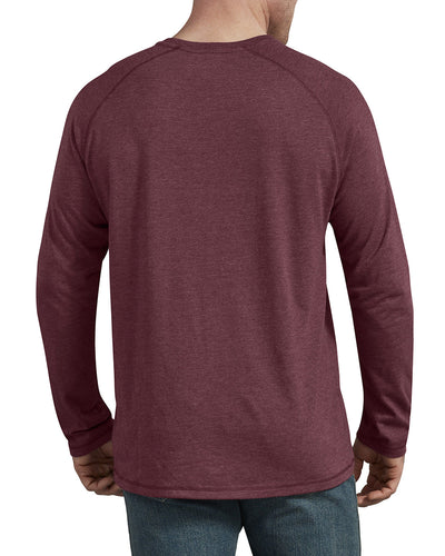 Dickies Men's Tall Temp-iQ Performance Cooling Long Sleeve Pocket T-Shirt