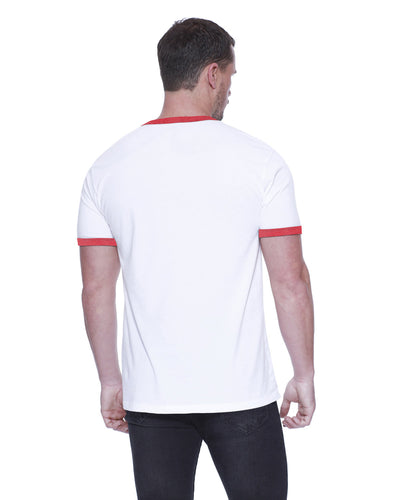 StarTee Men's CVC Ringer T-Shirt