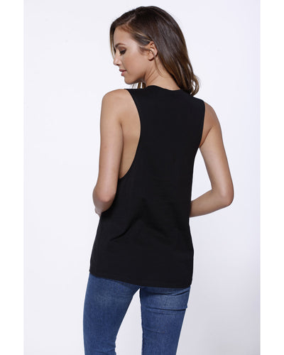 StarTee Ladies' Cotton Muscle T-Shirt