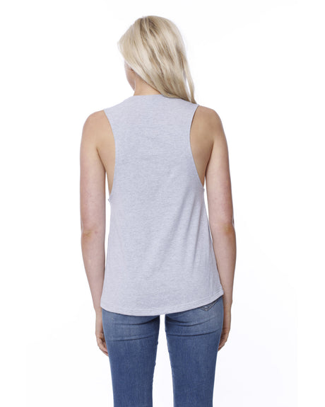 StarTee Ladies' Cotton Muscle T-Shirt StarTee