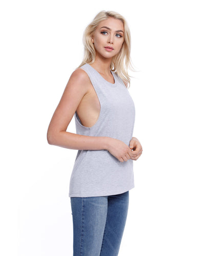 StarTee Ladies' Cotton Muscle T-Shirt