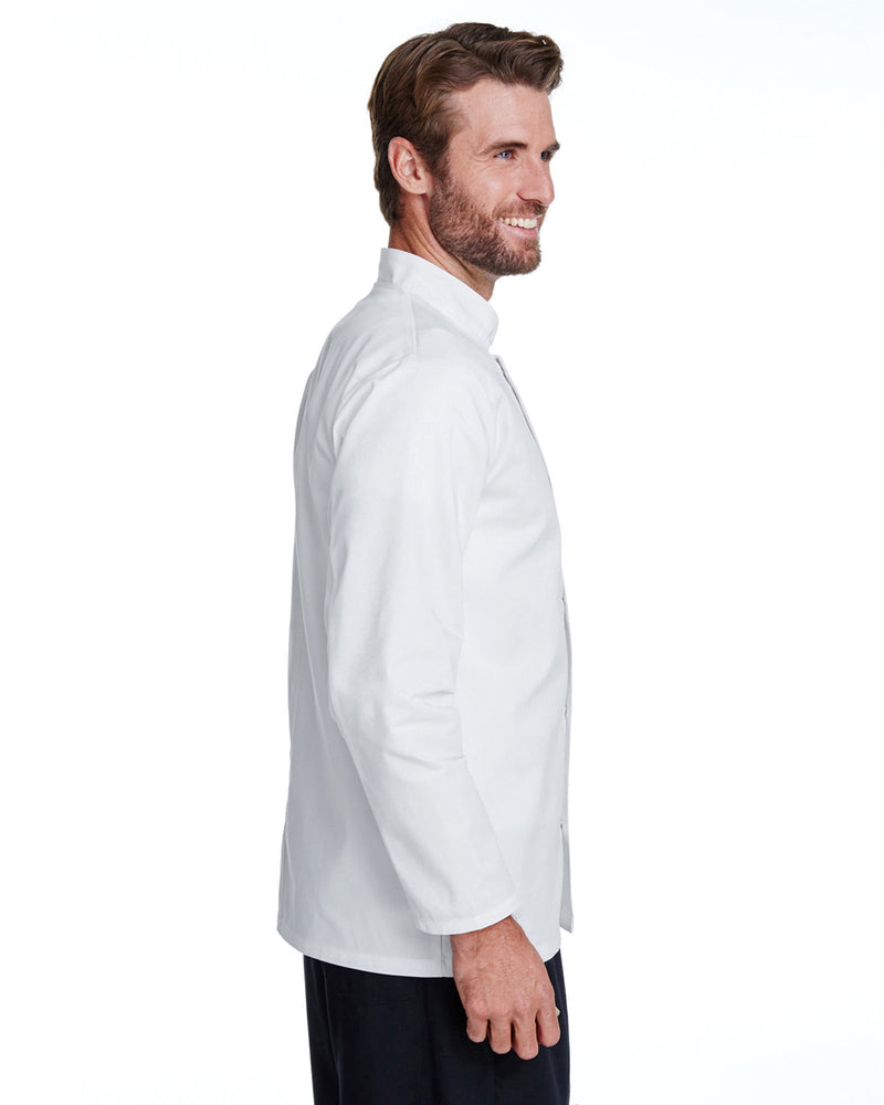 Artisan Collection by Reprime Unisex Studded Front Long-Sleeve Chef&
