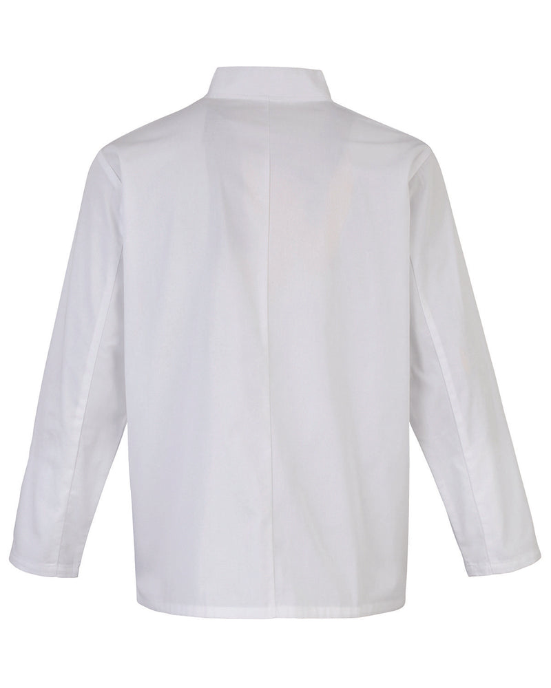 Artisan Collection by Reprime Unisex Studded Front Long-Sleeve Chef&