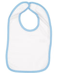 Rabbit Skins Infant Contrast Trim Premium Jersey Bib Rabbit Skins