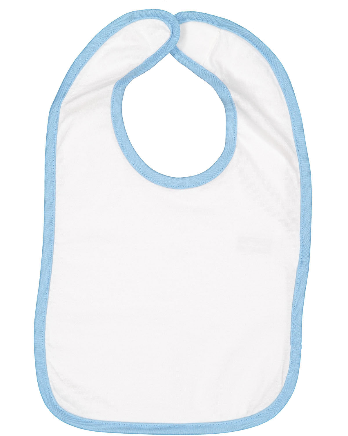 Rabbit Skins Infant Contrast Trim Premium Jersey Bib Rabbit Skins
