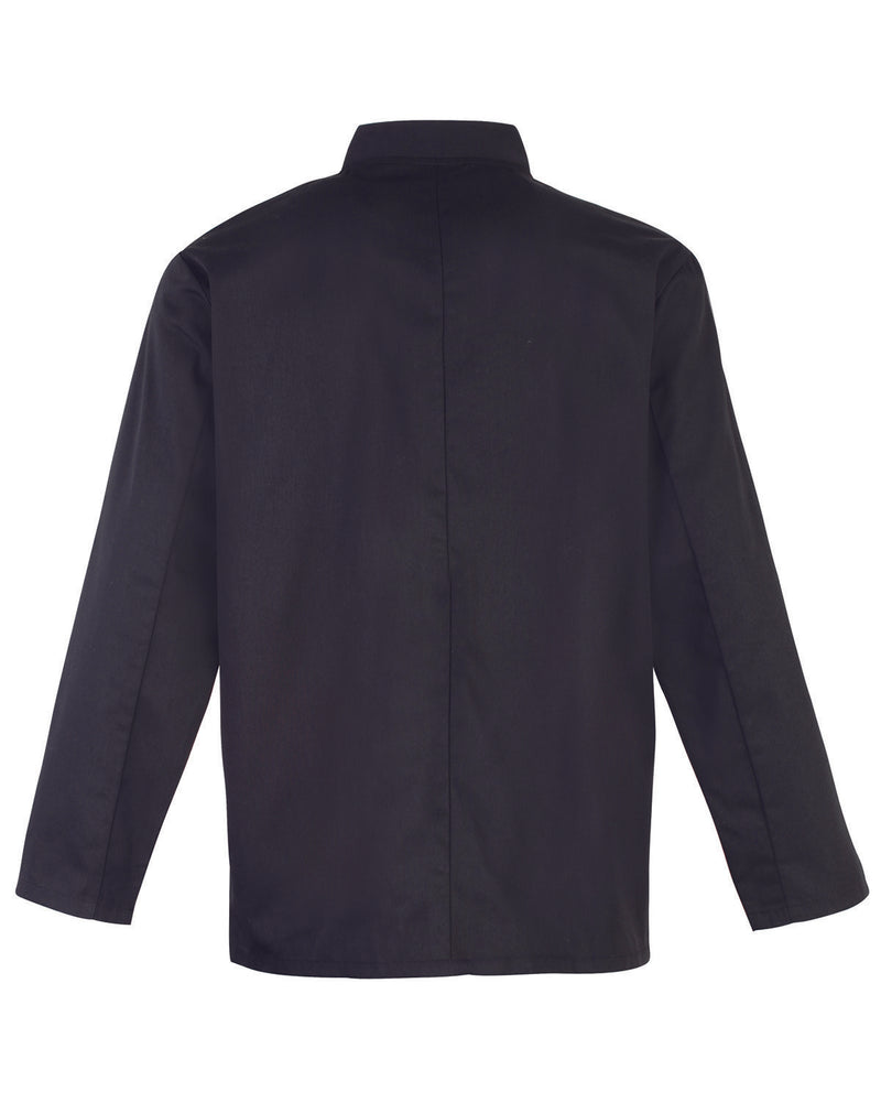 Artisan Collection by Reprime Unisex Studded Front Long-Sleeve Chef&