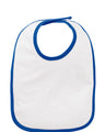 Rabbit Skins Infant Contrast Trim Premium Jersey Bib Rabbit Skins