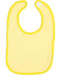 Rabbit Skins Infant Contrast Trim Premium Jersey Bib Rabbit Skins