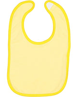 Rabbit Skins Infant Contrast Trim Premium Jersey Bib Rabbit Skins