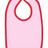 Rabbit Skins Infant Contrast Trim Premium Jersey Bib Rabbit Skins