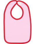 Rabbit Skins Infant Contrast Trim Premium Jersey Bib Rabbit Skins