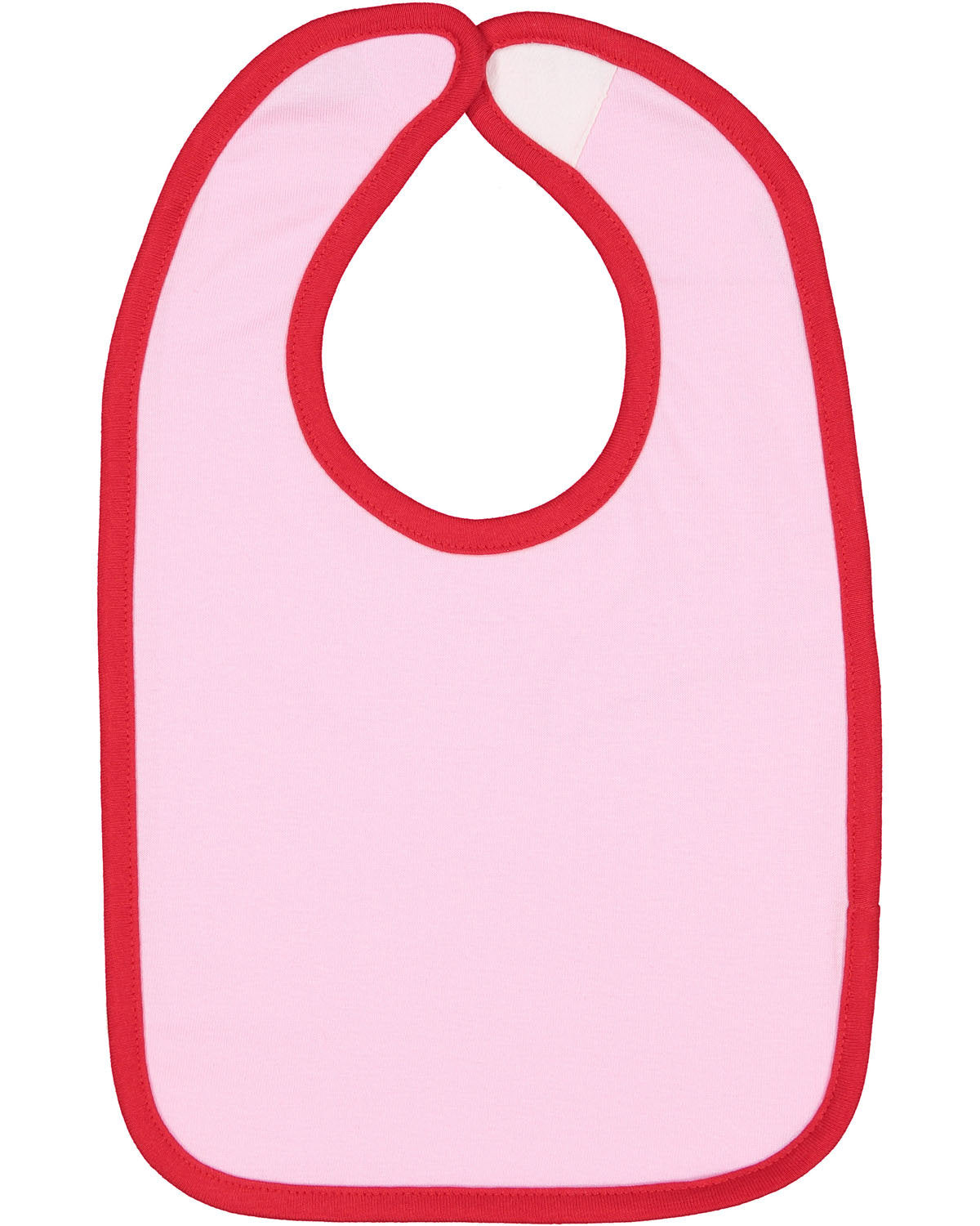Rabbit Skins Infant Contrast Trim Premium Jersey Bib Rabbit Skins
