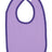 Rabbit Skins Infant Contrast Trim Premium Jersey Bib Rabbit Skins