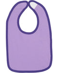 Rabbit Skins Infant Contrast Trim Premium Jersey Bib Rabbit Skins