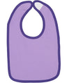Rabbit Skins Infant Contrast Trim Premium Jersey Bib Rabbit Skins