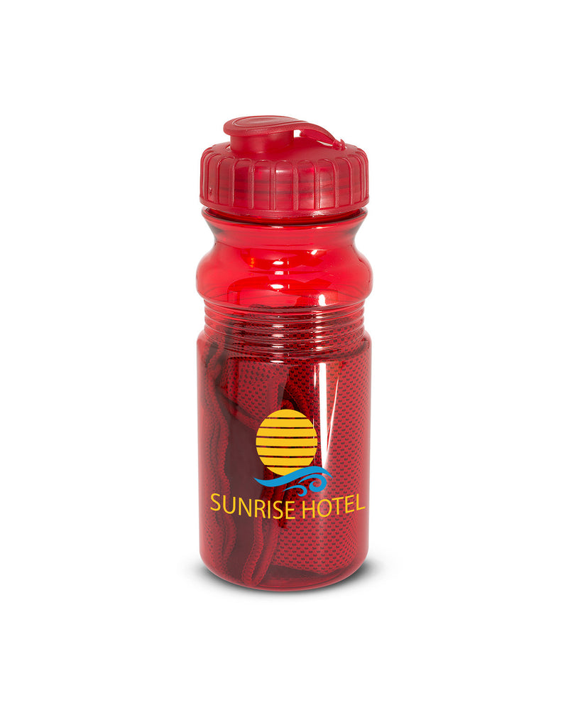 Prime Line Cooling Towel In Water Bottle