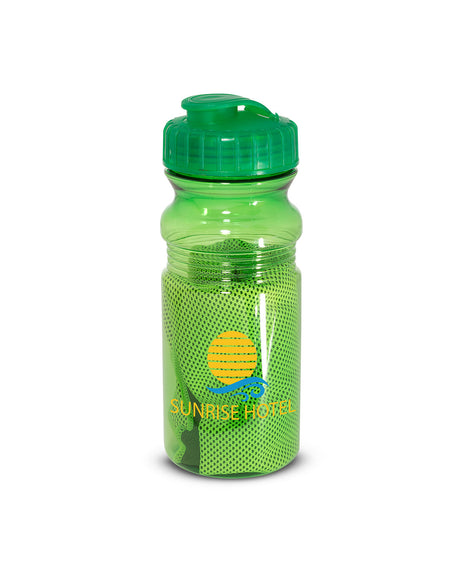 Prime Line Cooling Towel In Water Bottle Prime Line