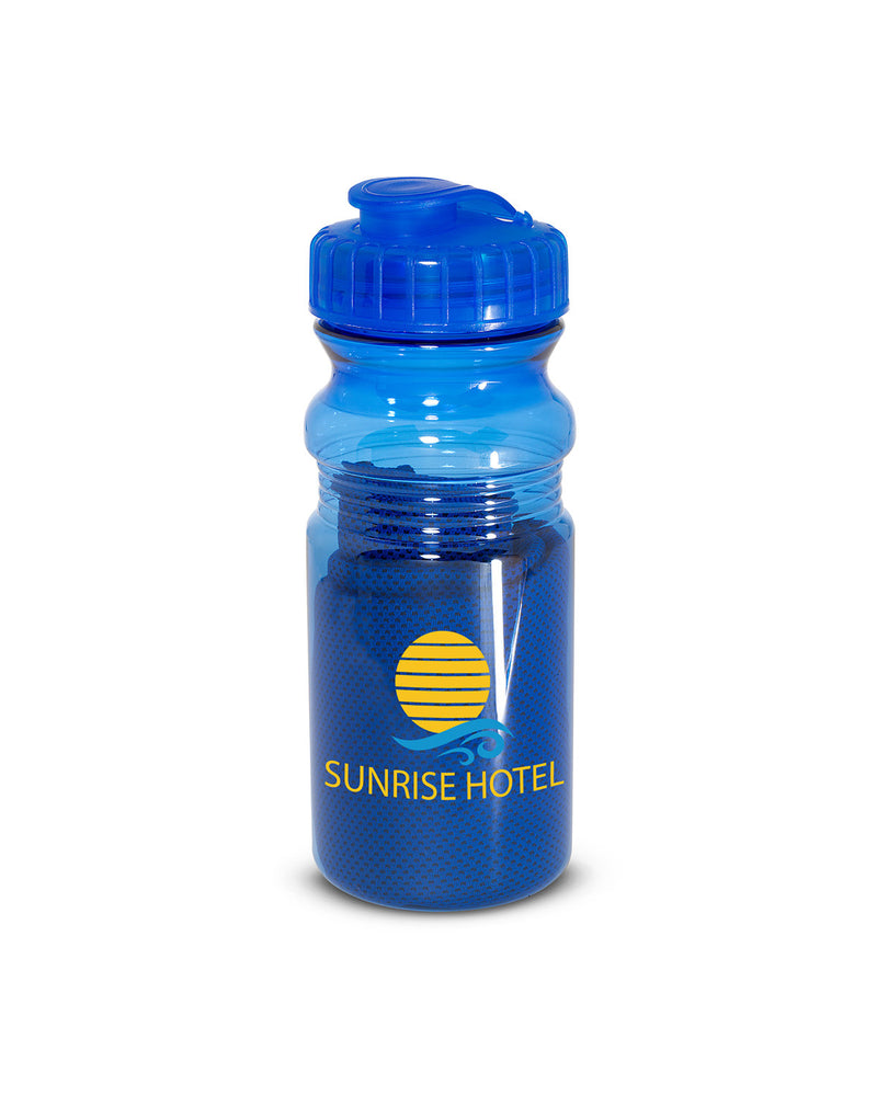 Prime Line Cooling Towel In Water Bottle