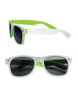 Prime Line Two-Tone Glossy Sunglasses - Black-Orange Prime Line