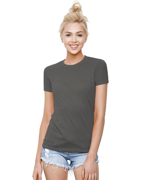StarTee Ladies' Cotton Crew Neck T-shirt Womens Apparel Shirts & Tops