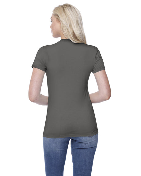 StarTee Ladies' Cotton Crew Neck T-shirt Womens Apparel Shirts & Tops