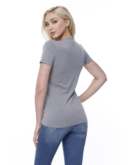 StarTee Ladies' Cotton Crew Neck T-shirt Womens Apparel Shirts & Tops