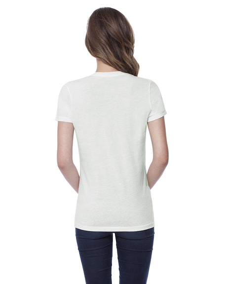 StarTee Ladies' Cotton Crew Neck T-shirt Womens Apparel Shirts & Tops