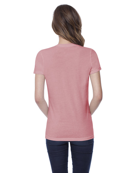 StarTee Ladies' Cotton Crew Neck T-shirt Womens Apparel Shirts & Tops