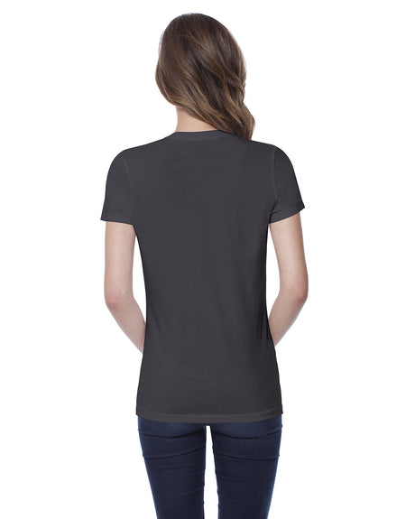 StarTee Ladies' Cotton Crew Neck T-shirt Womens Apparel Shirts & Tops