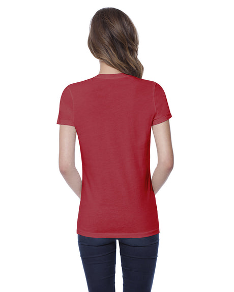 StarTee Ladies' Cotton Crew Neck T-shirt Womens Apparel Shirts & Tops