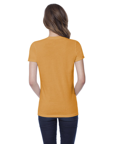 StarTee Ladies' Cotton Crew Neck T-shirt Womens Apparel Shirts & Tops