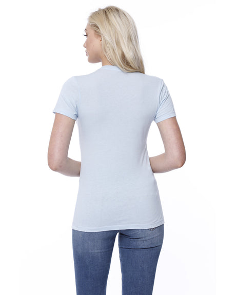 StarTee Ladies' Cotton Crew Neck T-shirt Womens Apparel Shirts & Tops