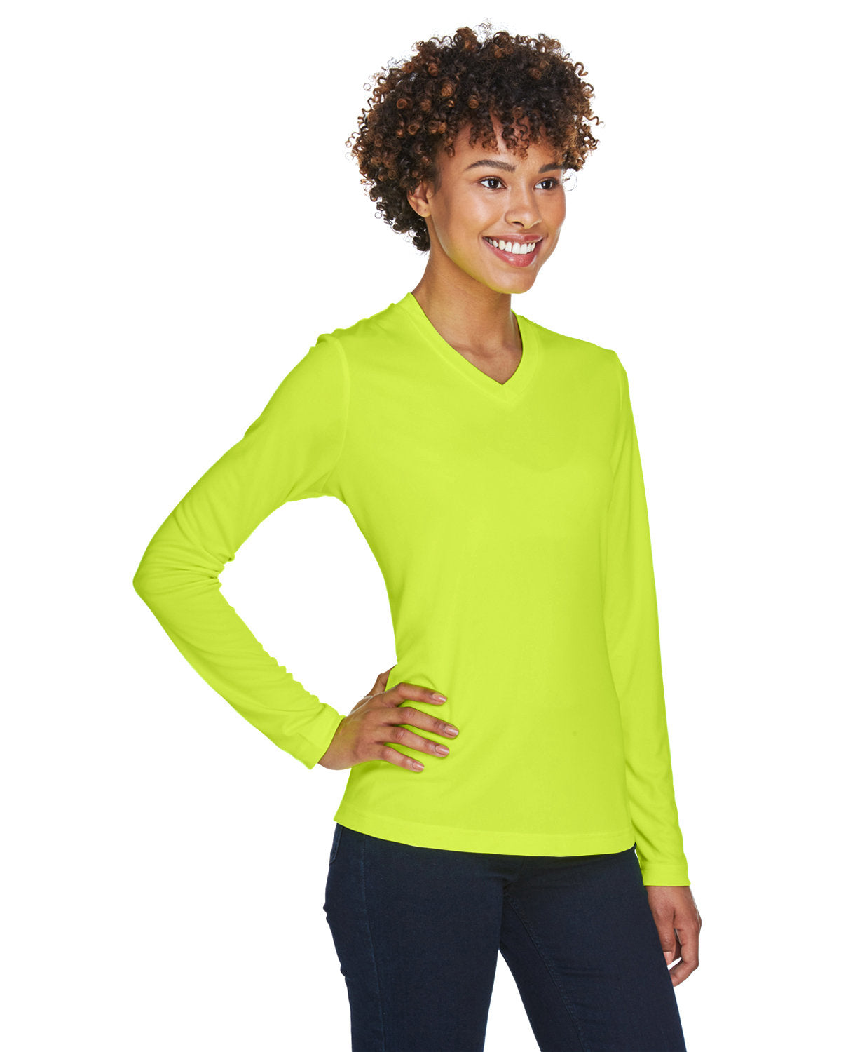 Team 365 Ladies' Zone Performance Long-Sleeve T-Shirt Team 365