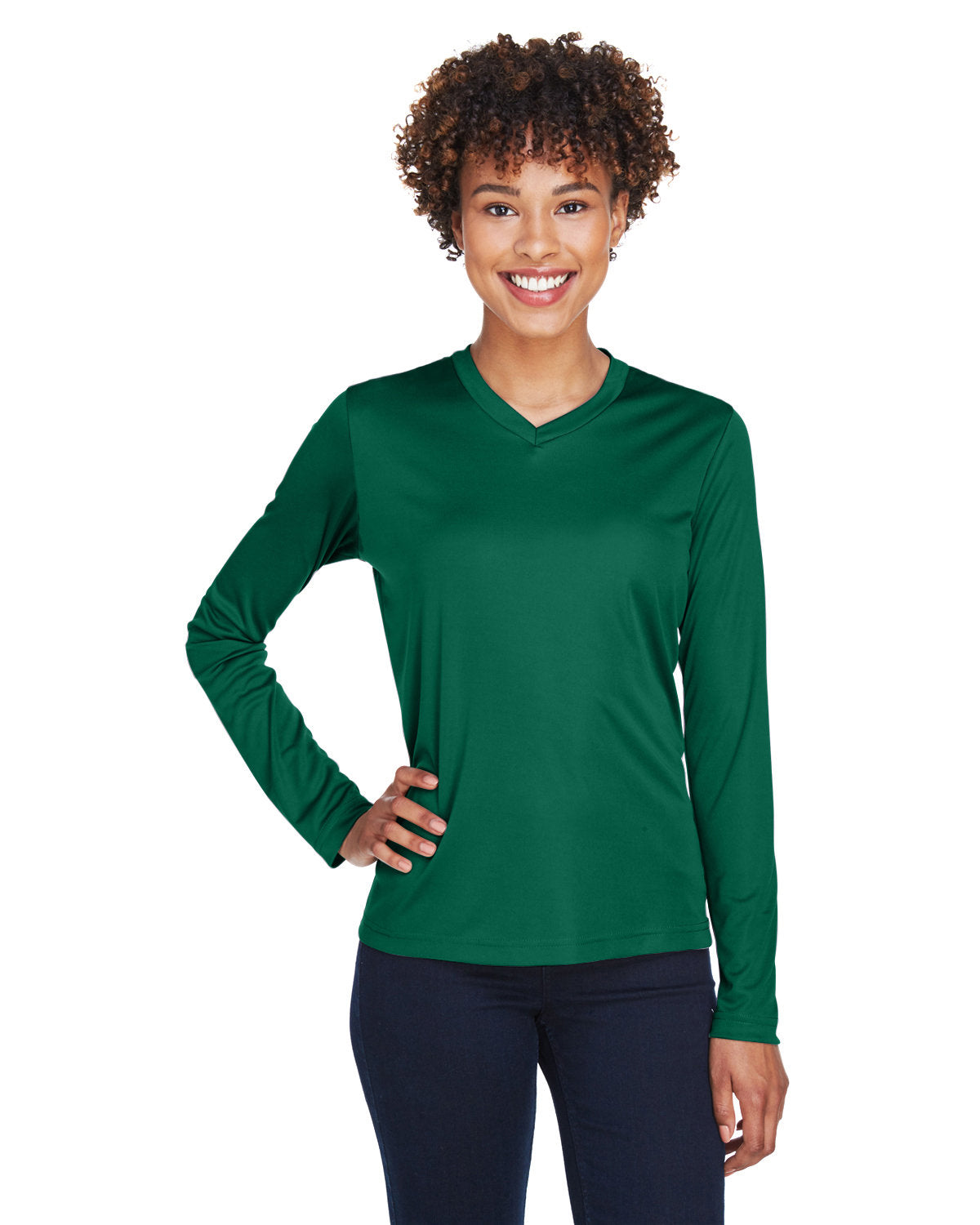 Team 365 Ladies' Zone Performance Long-Sleeve T-Shirt Team 365
