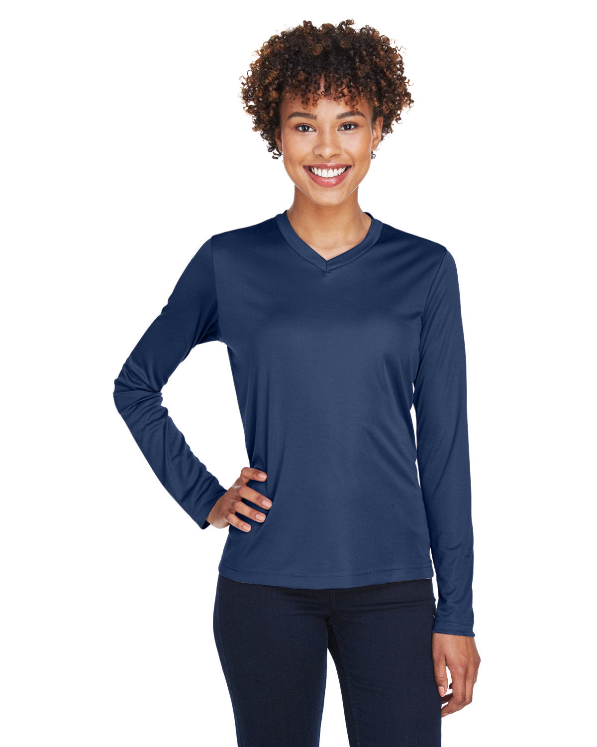 Team 365 Ladies' Zone Performance Long-Sleeve T-Shirt Team 365