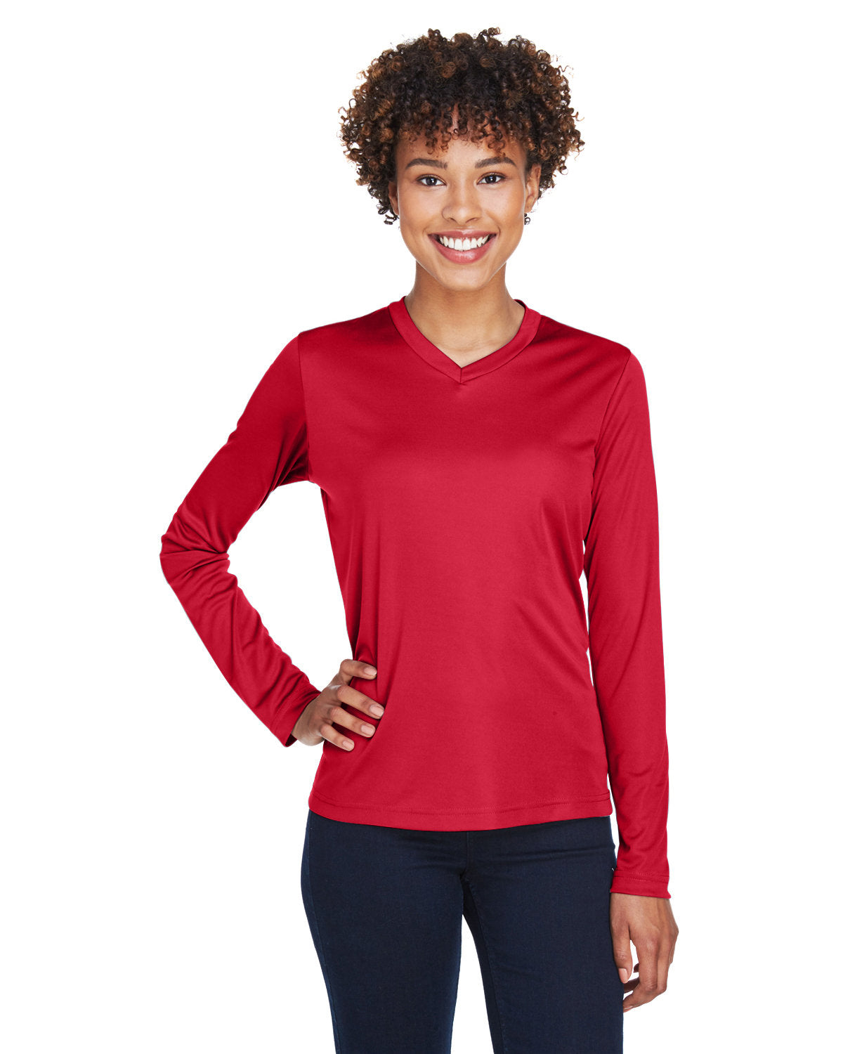Team 365 Ladies' Zone Performance Long-Sleeve T-Shirt Team 365